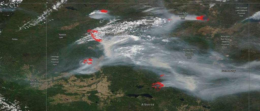 Alberta Canada Experiencing an Extreme Fire Season