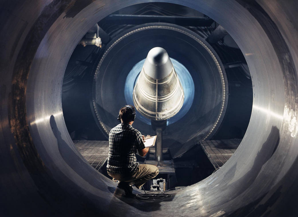 Hat Monocoque in the 8-Foot High Temperature Tunnel.