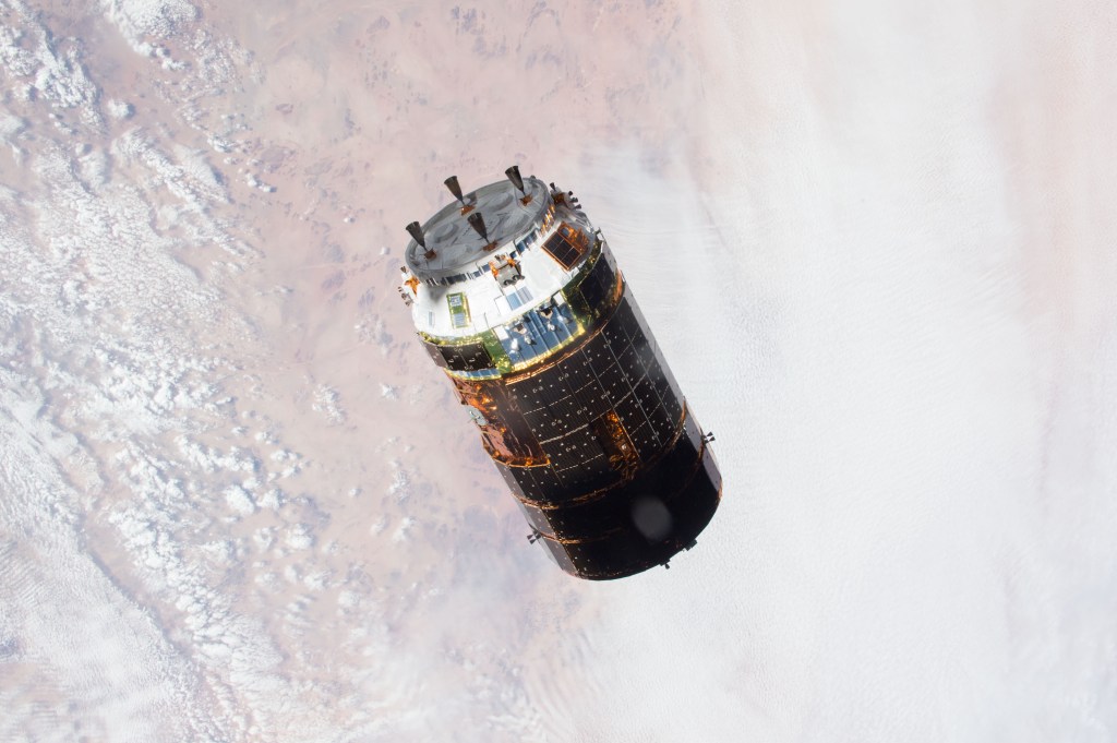 JAXA (Japan Aerospace Exploration Agency) launched its H-II Transfer Vehicle, nicknamed Kounotori "White Stork", to the orbital outpost nine times.