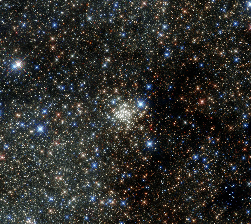 A field of stars on a black background