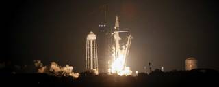 SpaceX’s Falcon 9 rocket lifts off from Launch Complex 39A at Kennedy Space Center for NASA’s SpaceX Crew-6 mission.