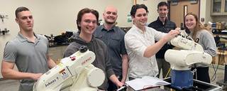 Students are using print-assisted photovoltaic assembly technology developed by NASA Marshall Space Flight Center.