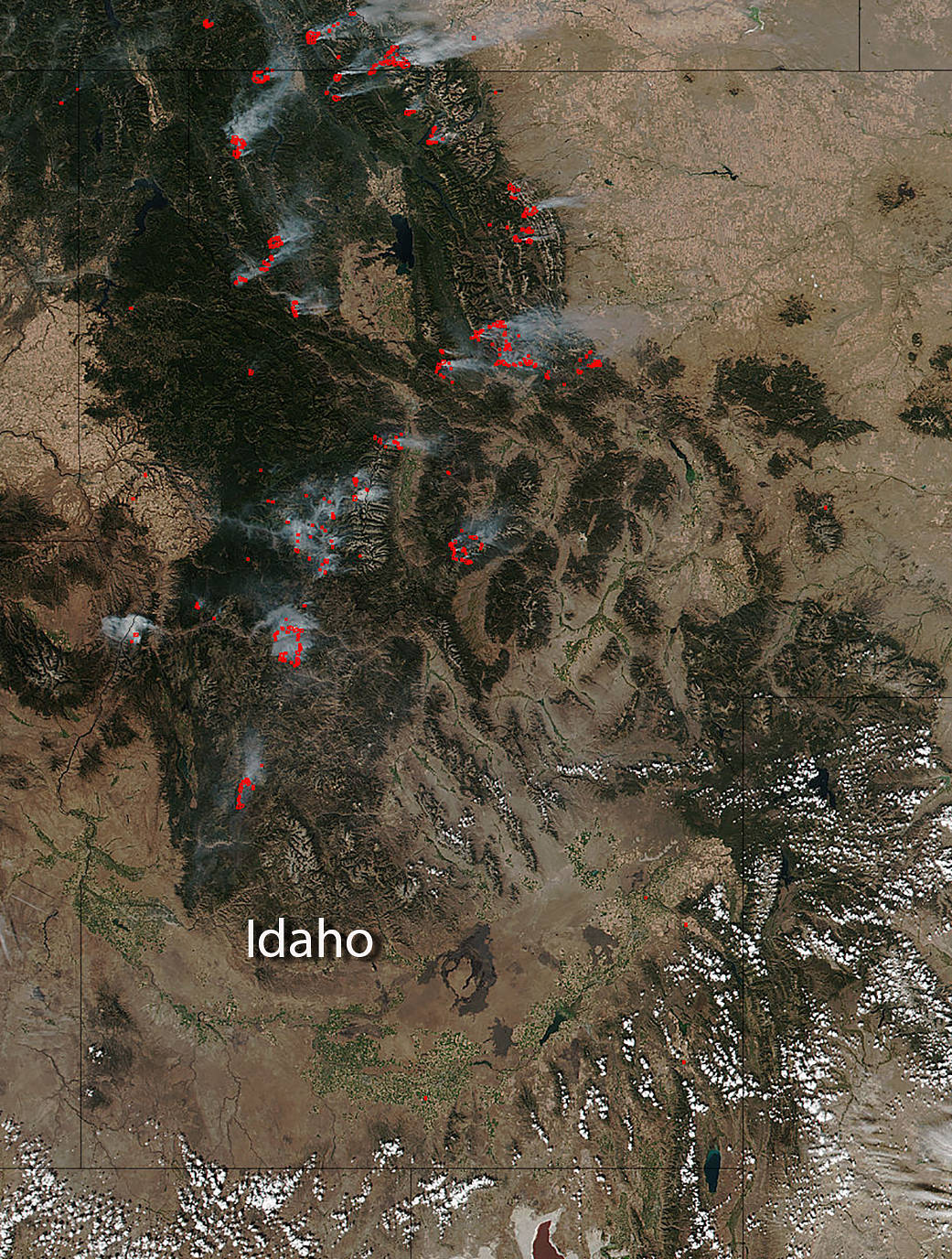 wildfires in Idaho