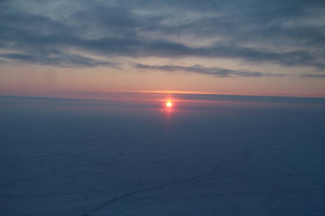 We encountered some fog, but most of our instruments worked despite it.