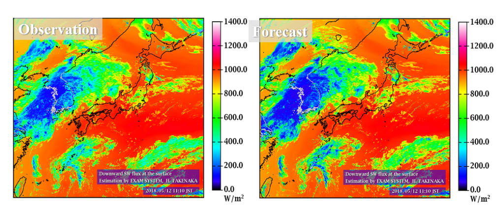 Mapping and Forecasting Solar Radiation for photo-voltaic energy