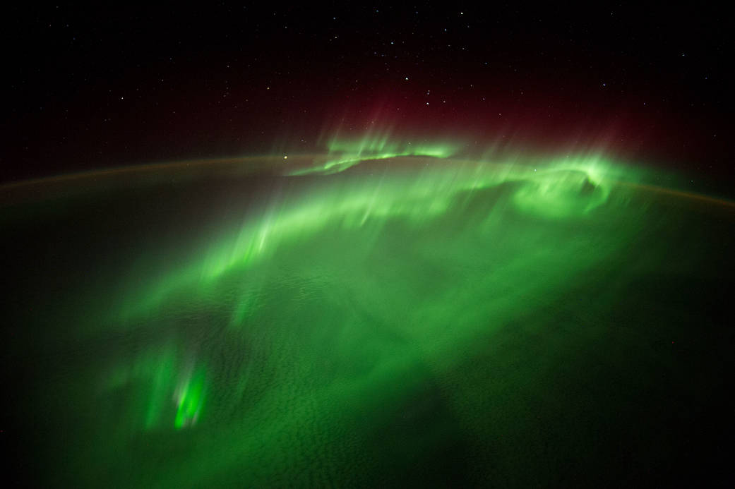 ESA astronaut Alexander Gerst posted this photograph taken from the ISS to social media on Aug. 29, 2014.