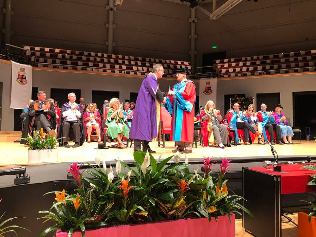 Douglas Terrier, NASA, Receives Honorary Degree