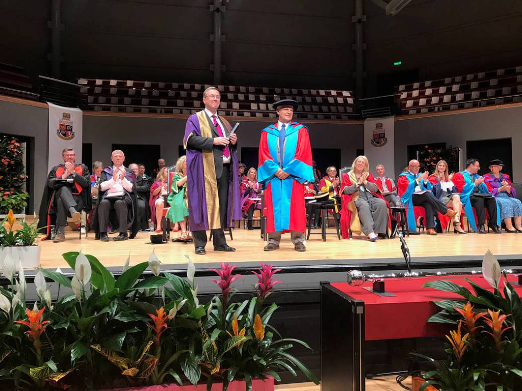 NASA Acting Chief Technologist Receives Honorary Degree