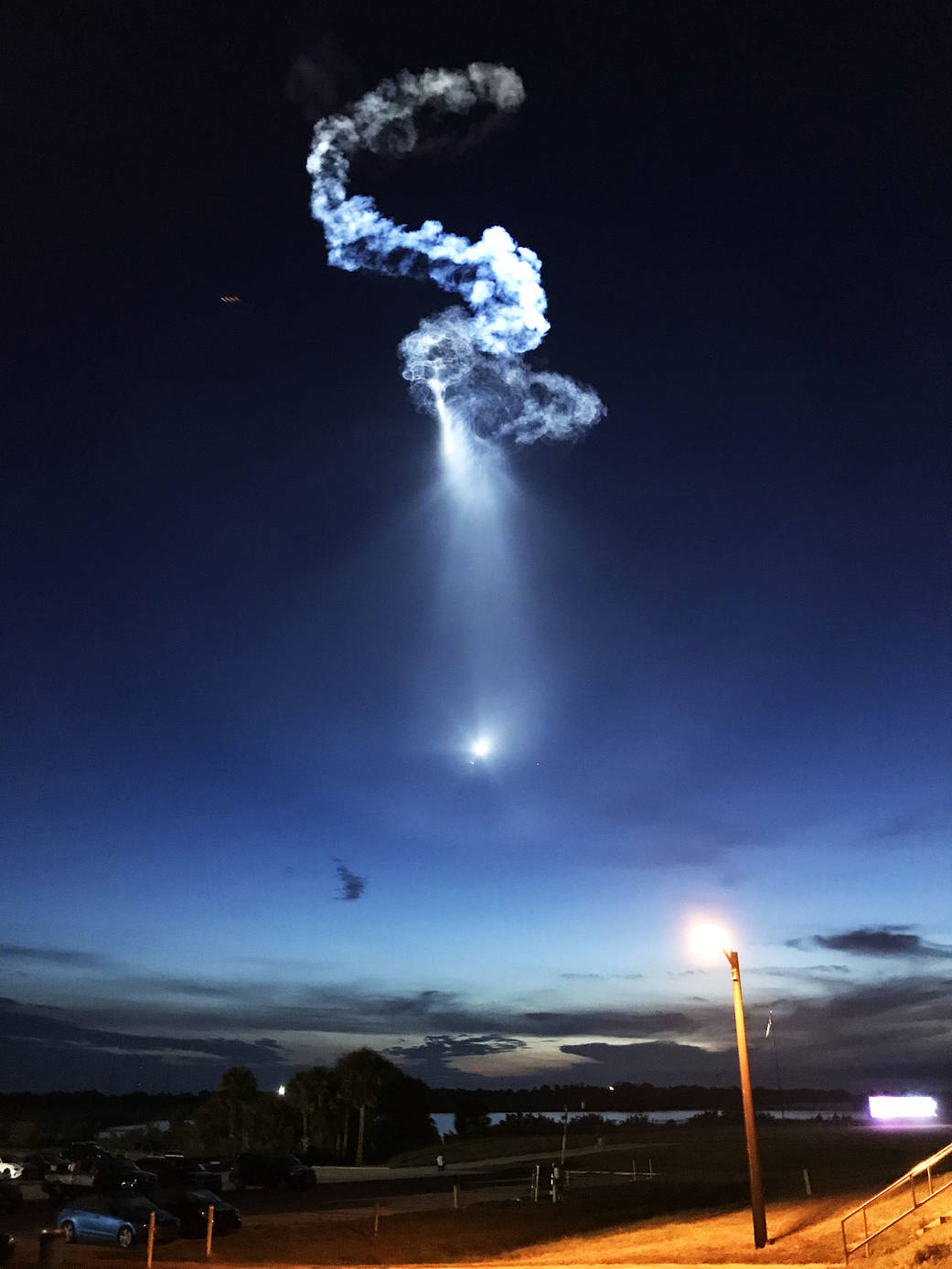 Falcon 9 Lights Up Space Coast Skies for SpaceX CRS-15