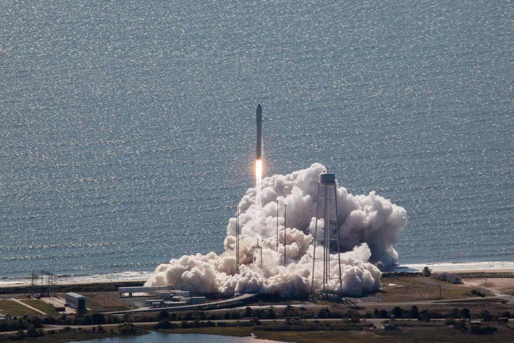 Antares Lifts off from the Virginia Coast