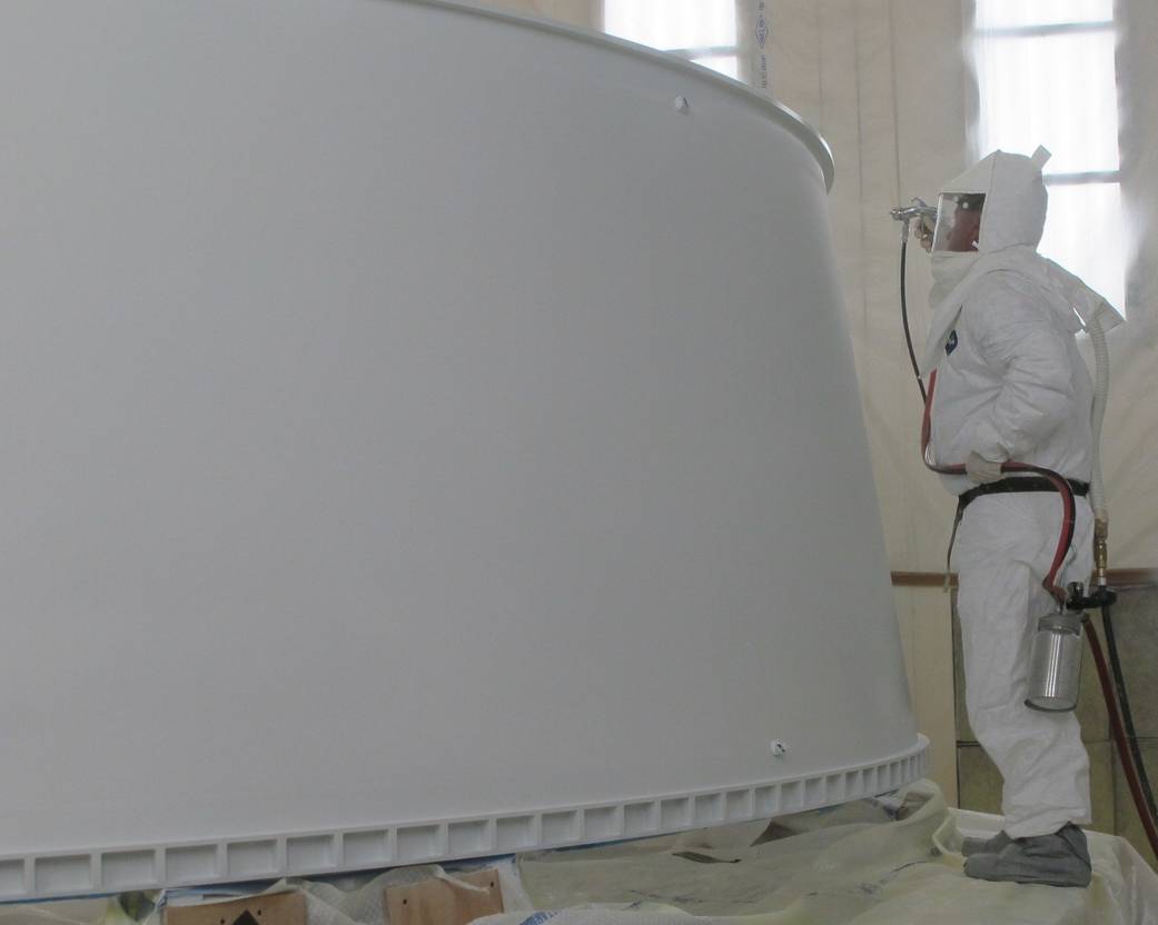 Painting the SLS MSA test article