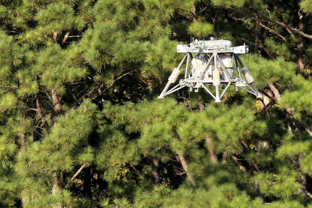 A close-up of the Mighty Eagle as it executes a beautiful flight. 
