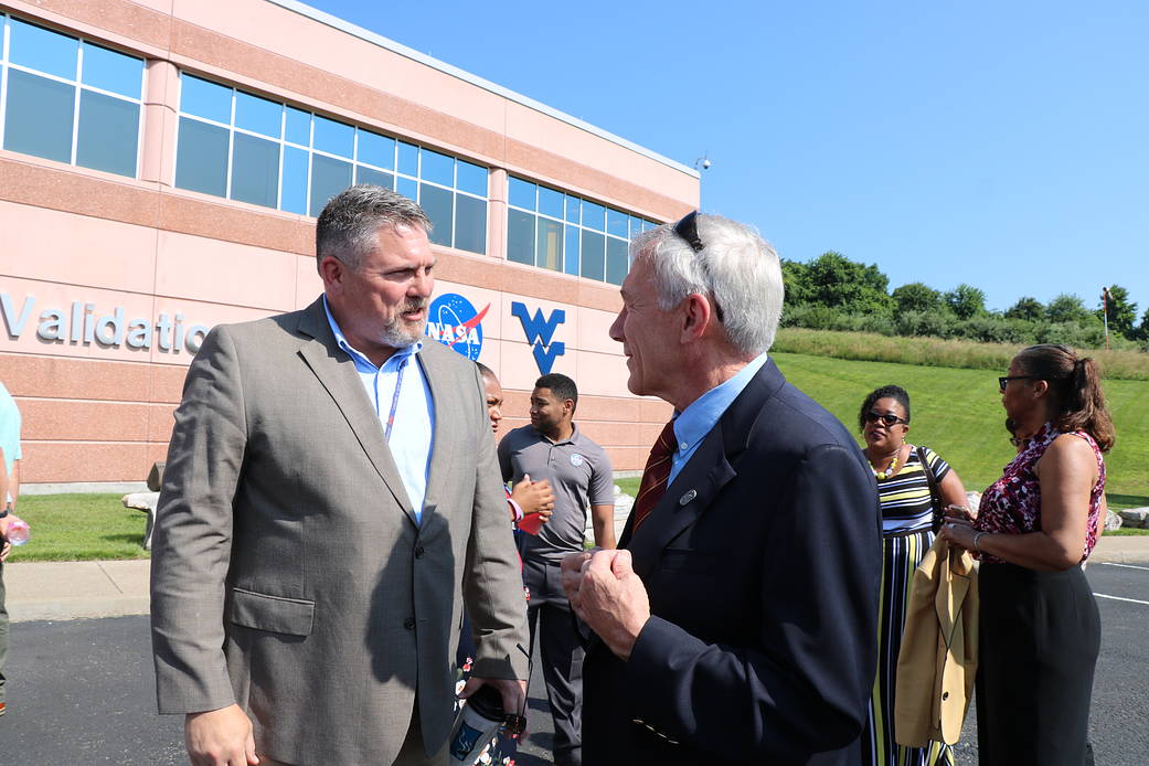 IV&V Facility Renaming Employee with Terry Wilcutt