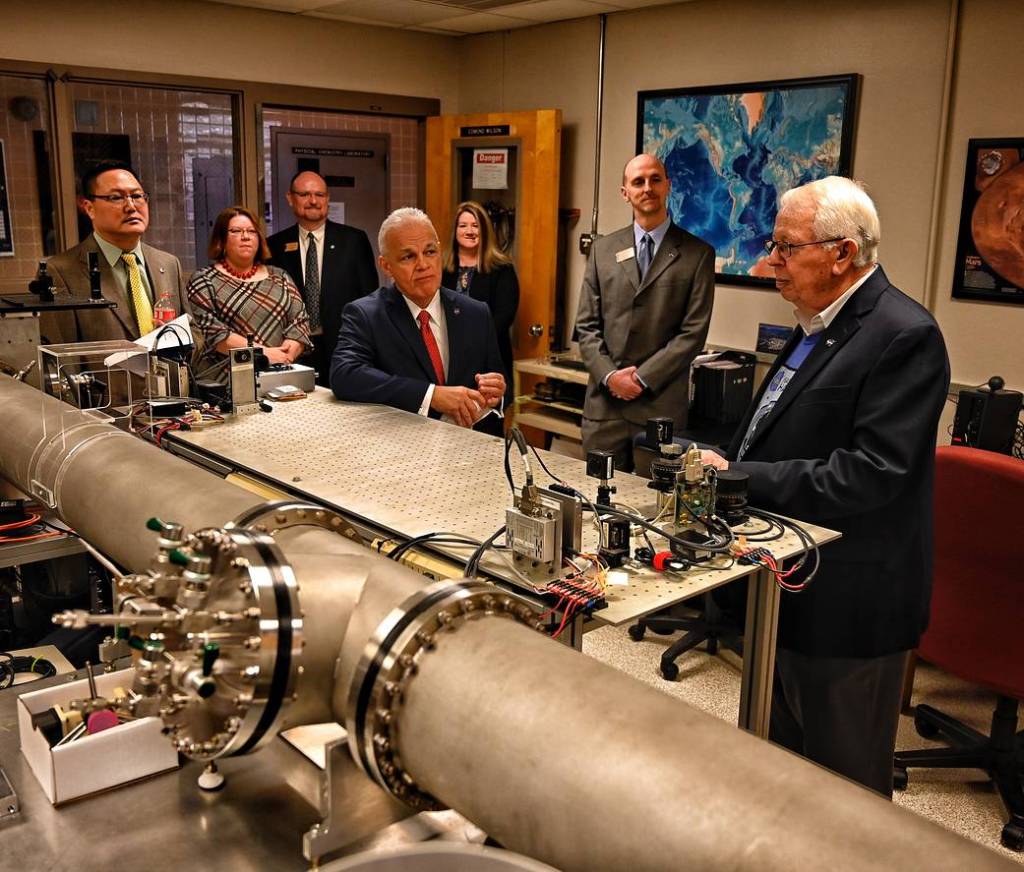 NASA Chief Technologist Douglas Terrier Meets with Ed Wilson at NASA Day in Arkansas
