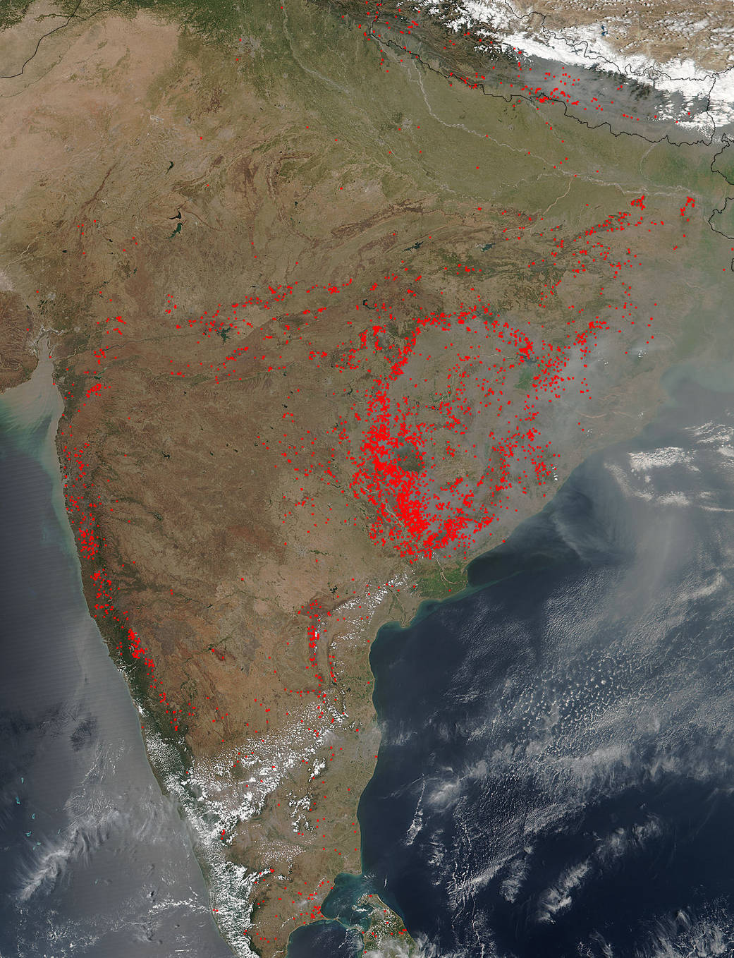 Fires in India