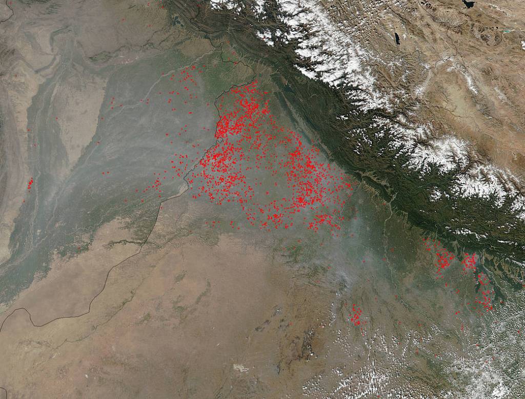 Agricultural Fires Cluster in India