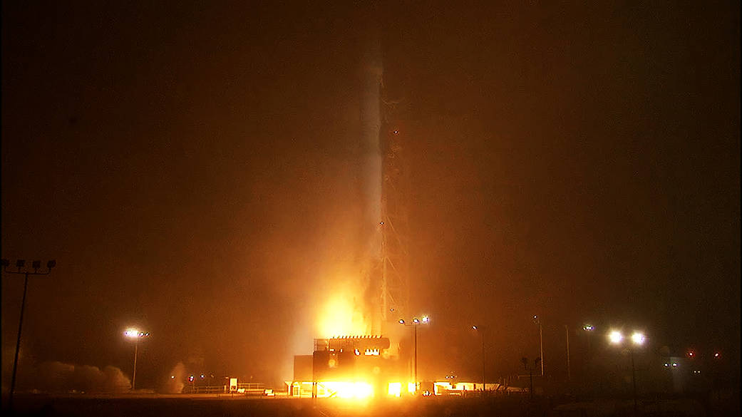 Atlas V Lift-off for InSight Mission