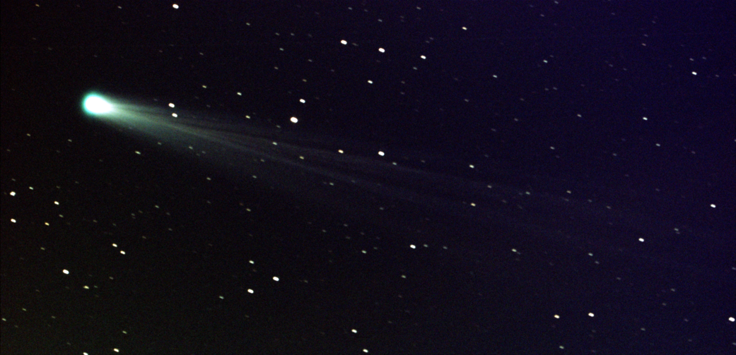 Comet ISON, approximately 44 million miles from the sun, and 80 million miles from Earth, moving at a speed of 136,700 miles per