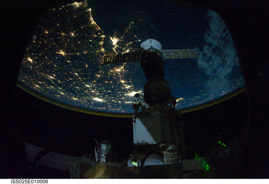 Earth view taken by the Expedition 25 crew