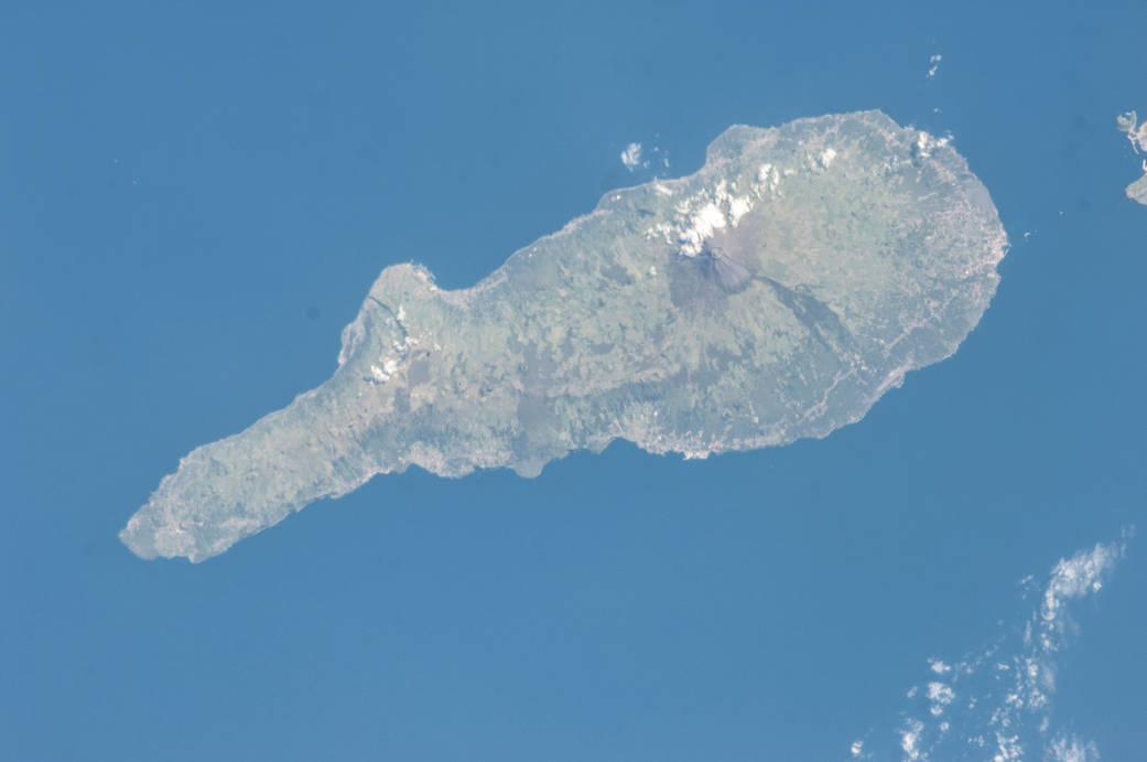 The island of Pico in the North Atlantic Ocean