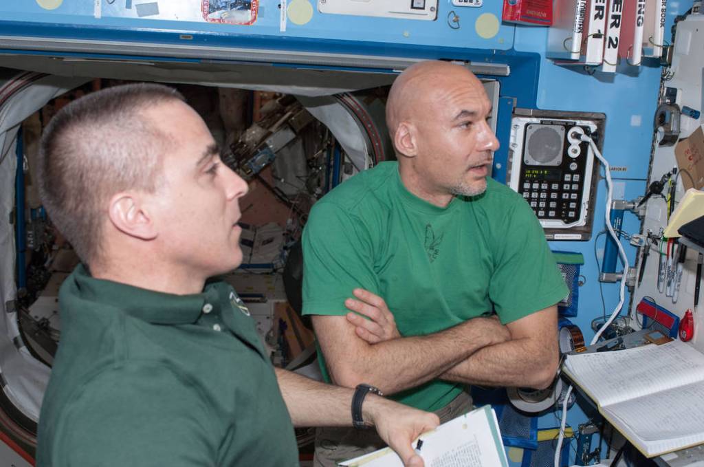 Astronauts Prep for Station Spacewalk