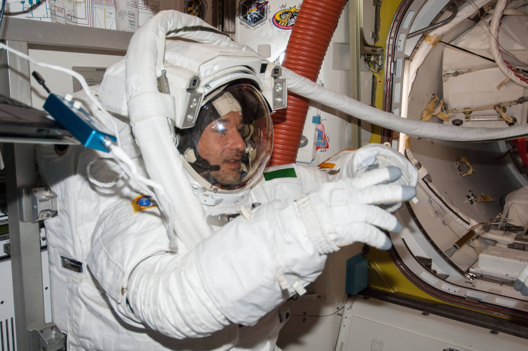 European Space Agency astronaut Luca Parmitano