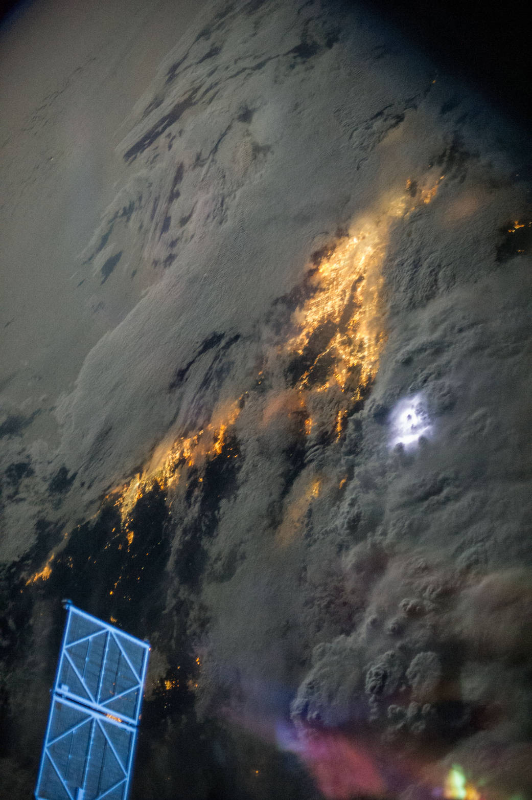 ISS036-E-022863 -- Storm clouds over Southern California