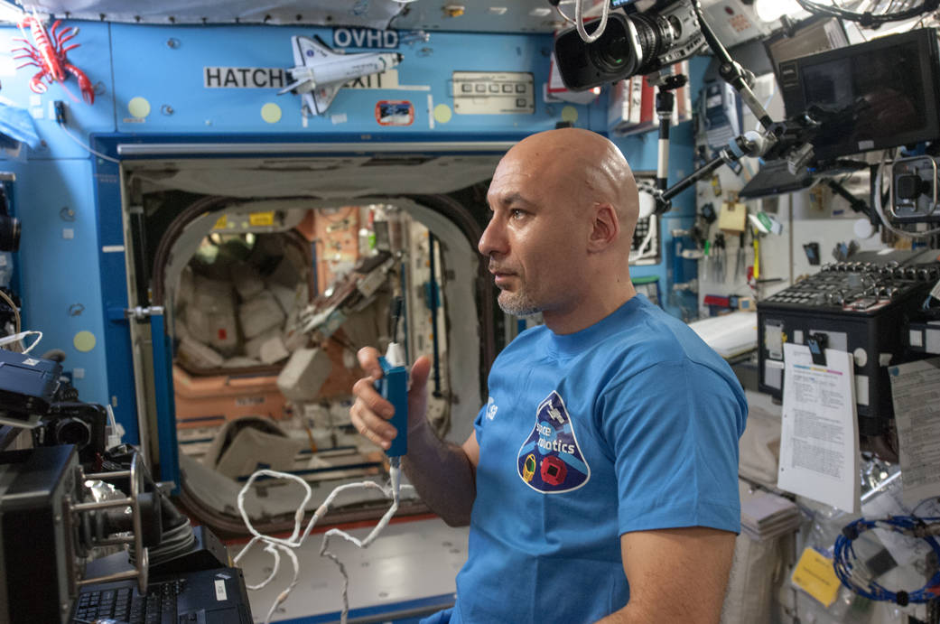 European Space Agency astronaut Luca Parmitano
