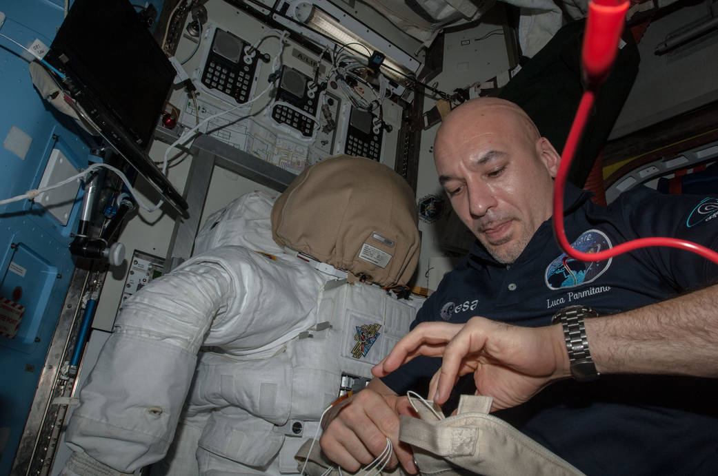 European Space Agency astronaut Luca Parmitano