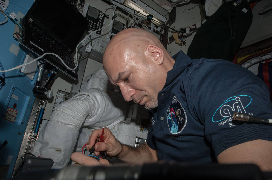 European Space Agency astronaut Luca Parmitano