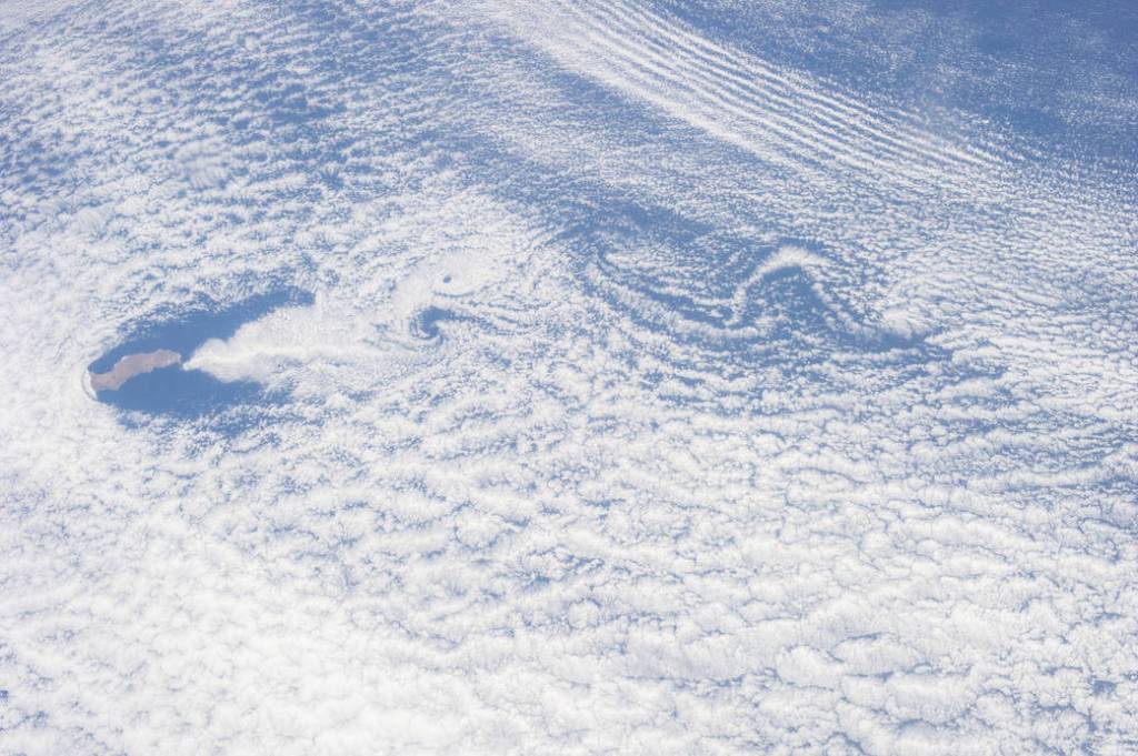 Cloud Patterns Surrounding Guadalupe Island