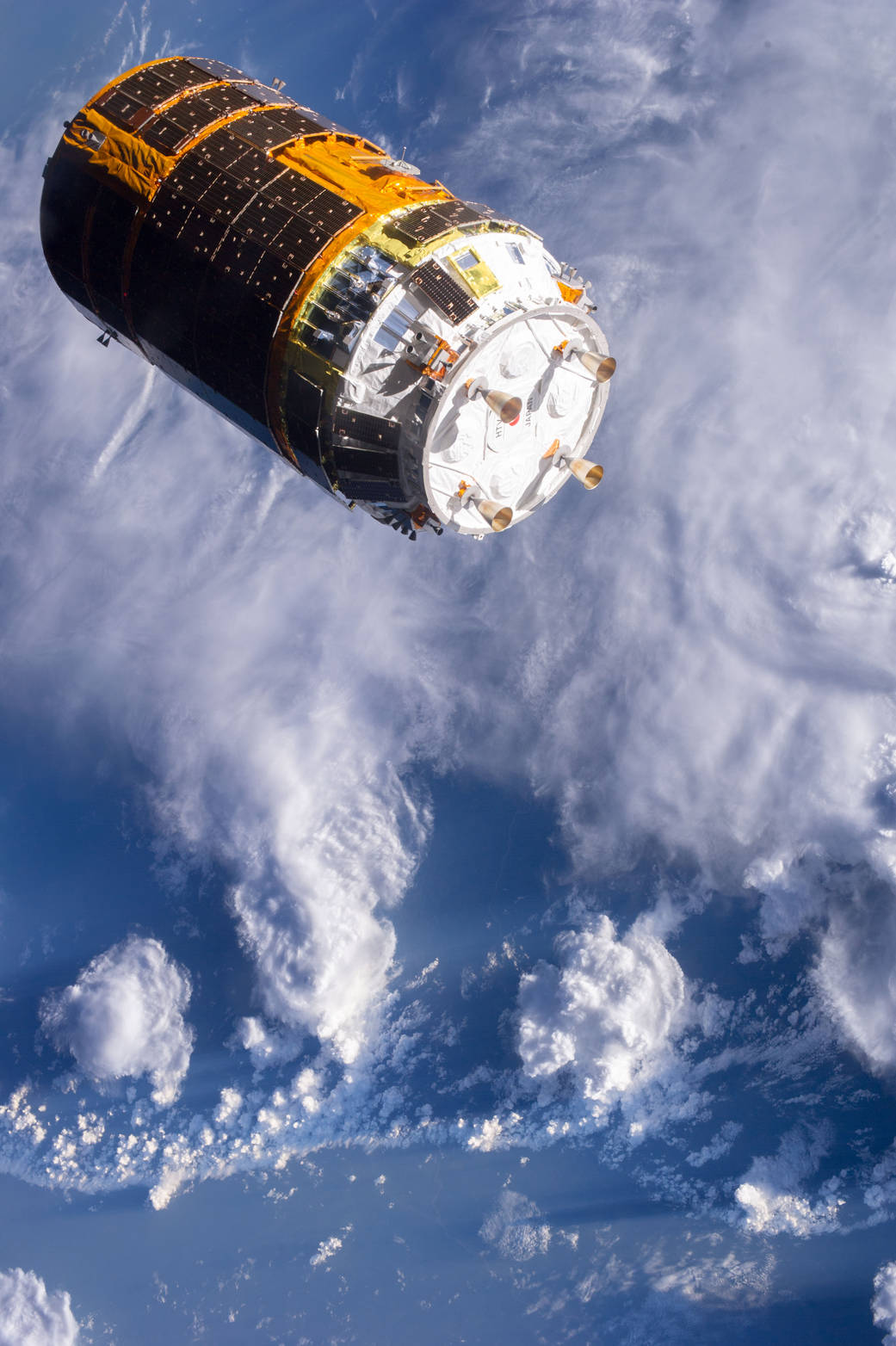 HTV-4 Backs Away from the Station
