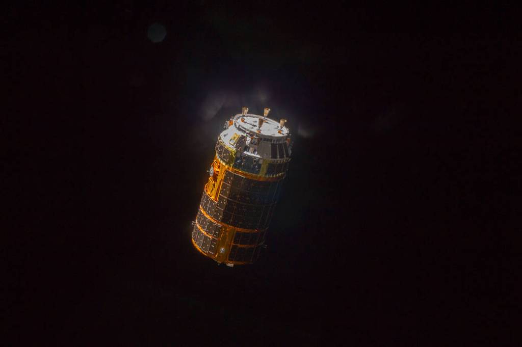 HTV-4 Backs Away from the Station