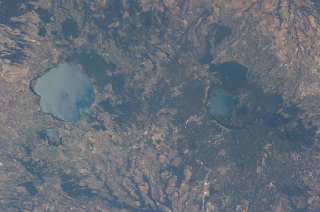Caldera Lakes to the Northwest of Rome, Italy