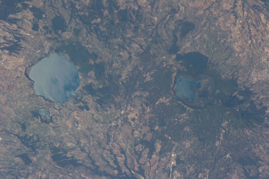 Caldera Lakes to the Northwest of Rome, Italy