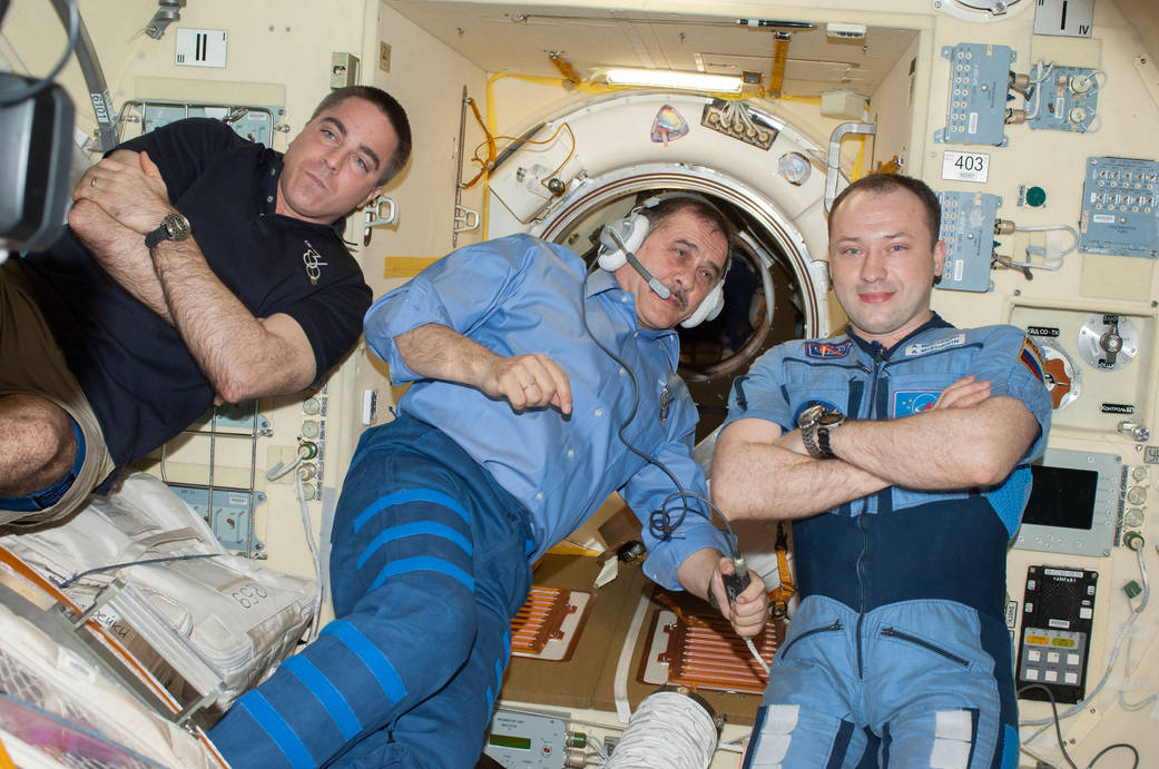 Expedition 36 Crew Prepares to Depart