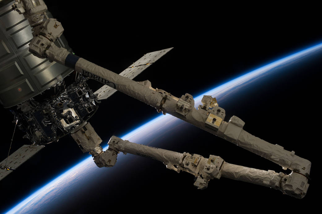 Canadarm2 and Cygnus