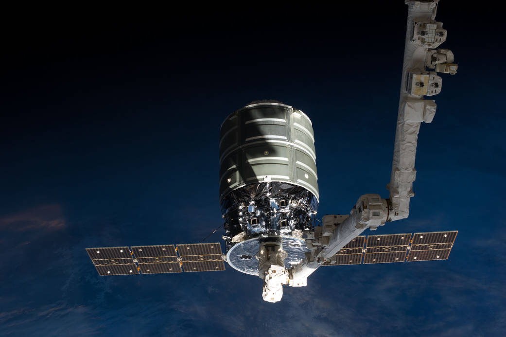 Canadarm2 and Cygnus