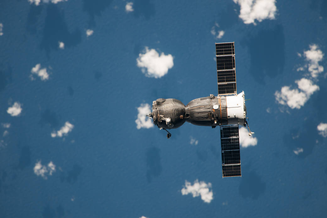 Expedition 37 Soyuz Departs