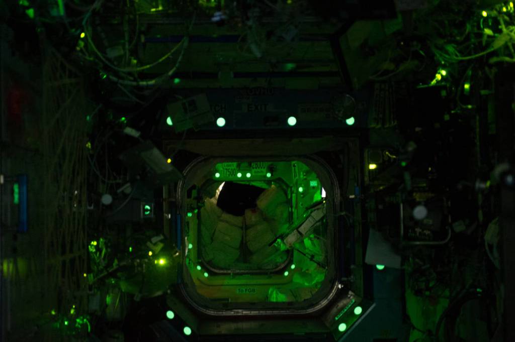 The Space Station While the Crew is Asleep