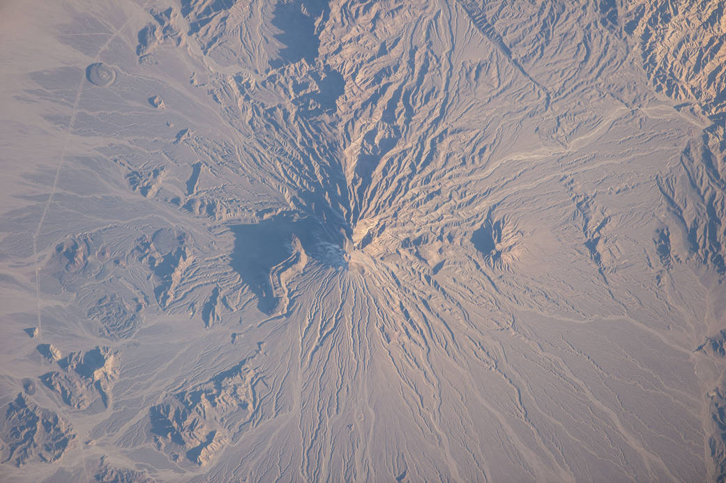 Bazman Volcano in Iran