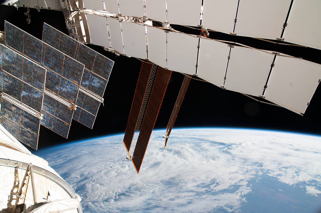 Solar Array Panels on Russian Segment of Station