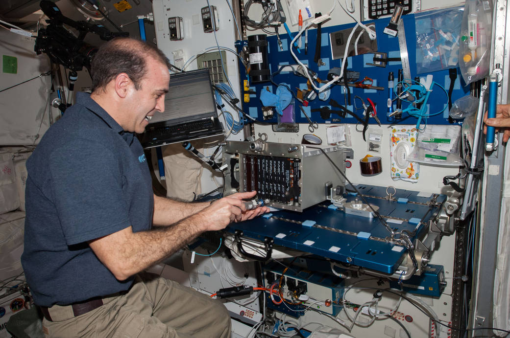 Rick Mastracchio Prepares for an Upcoming Spacewalk