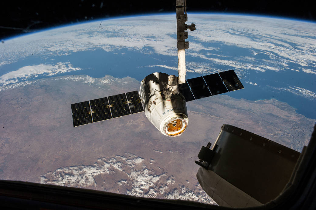 SpaceX Dragon Release From Station