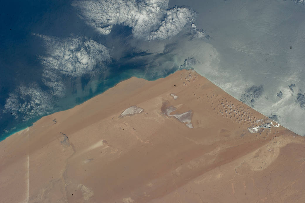 On May 23, 2014, Expedition 40 Commander Steve Swanson posted this photograph of the Western Sahara -- taken from the Internatio