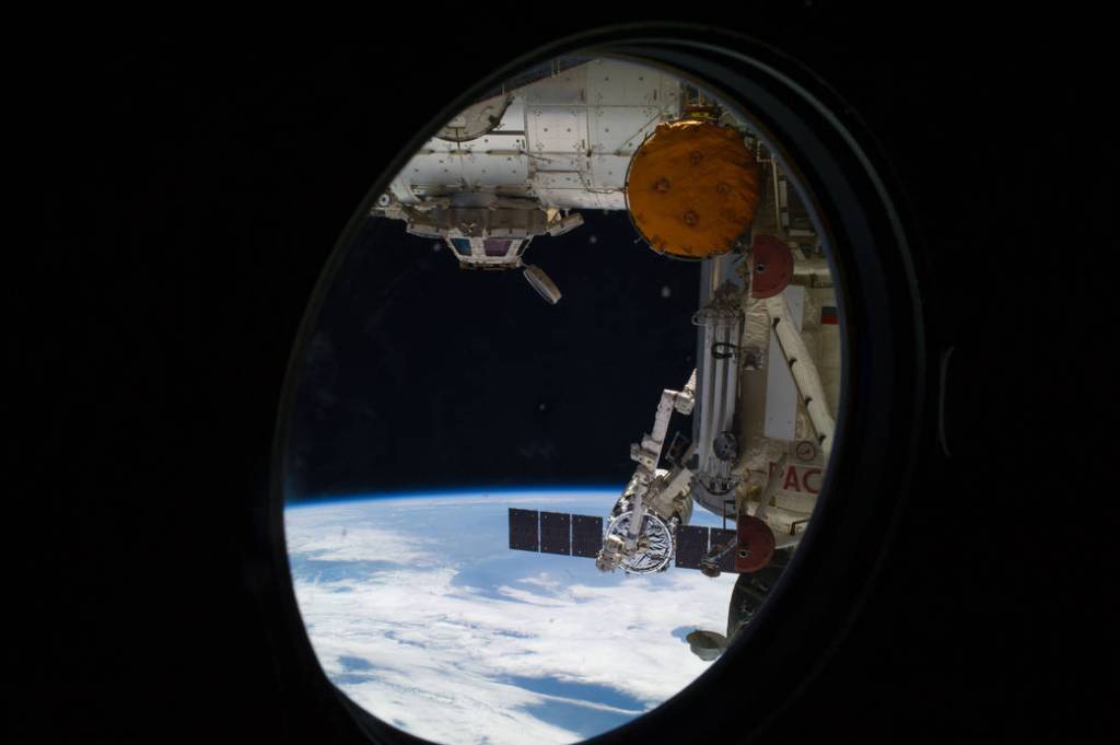 Cygnus Captured by Station’s Robotic Arm