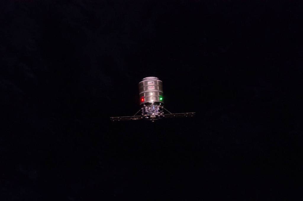 Cygnus Approaches Space Station