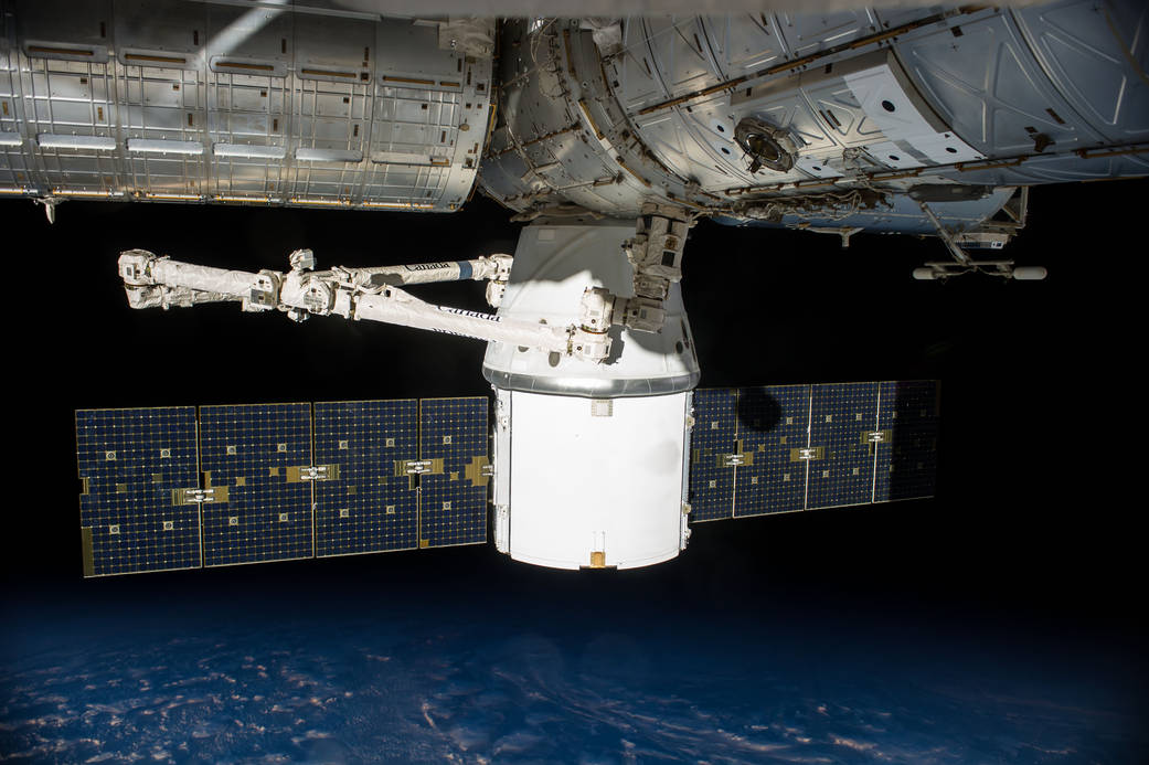 SpaceX Dragon Berthed to International Space Station