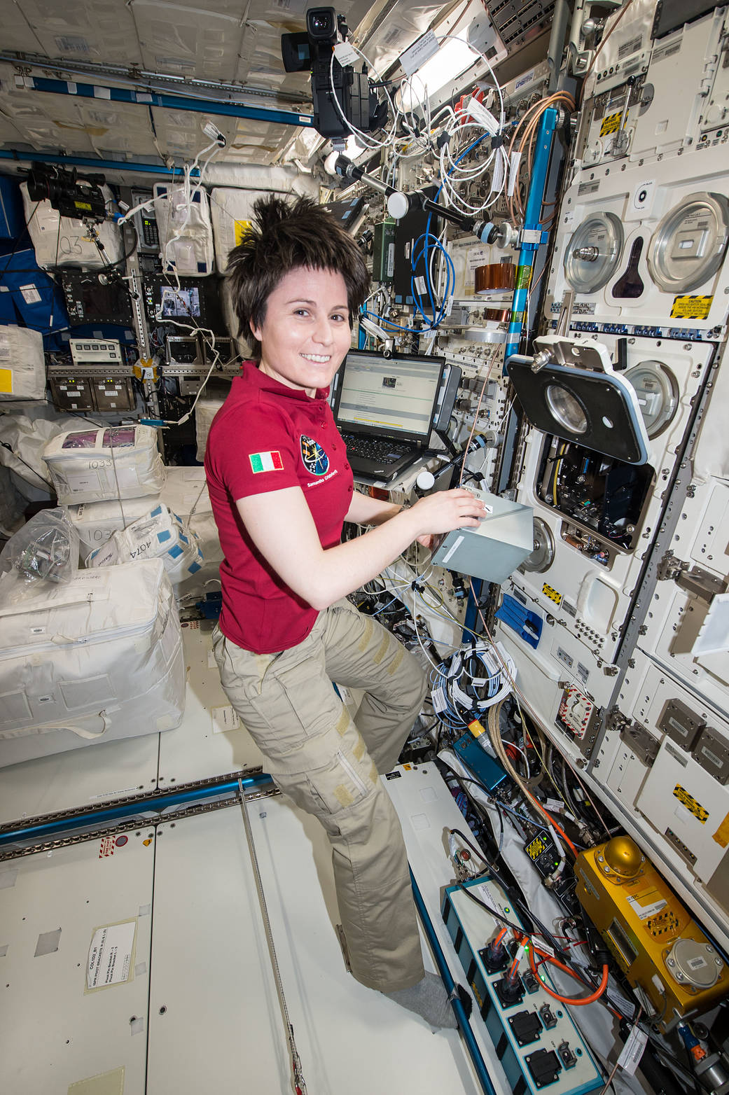 European Space Agency Astronaut Samantha Cristoforetti