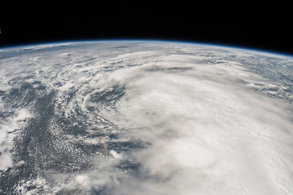Tropical Storm Bill Image Coming Ashore in Texas